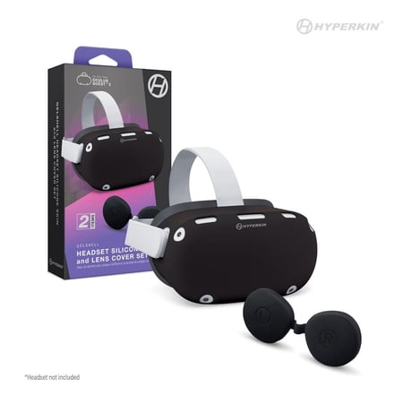 Hyperkin M07496-BK GelShell Headset Silicone Skin & Lens Cover Set For Oculus Quest 2