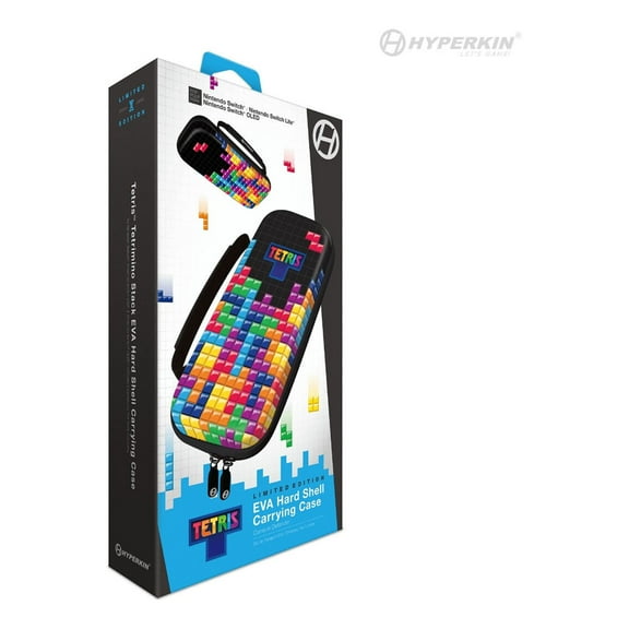 Hyperkin M07541-Tets Tetrimino Stack Eva Hard Shell Carrying Case For Switch Oled Model Switch Oled Model And Nintendo Switch