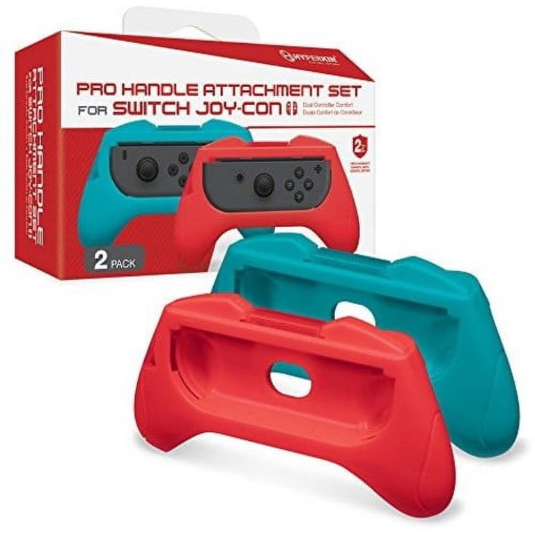 Hyperkin Pro Handle Joy-Con Attachment - Blue/Red (2-Pack