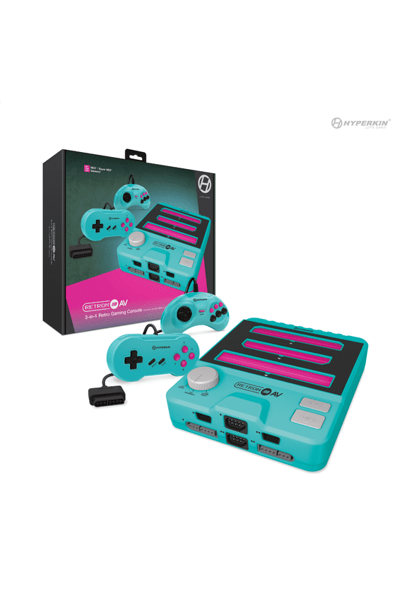 RetroN 3 AV Console for NES, SNES,Super Famicom, Genesis/Mega Drive Hyper Beach M07168-HYB