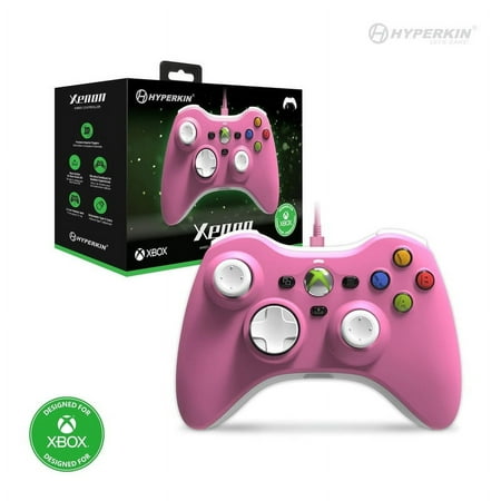 Hyperkin Xenon Wired Video Game Controller for Xbox Series X/S, Windows 10/11, Pink