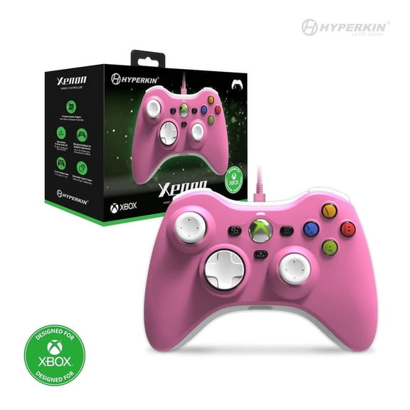 Hyperkin Xenon Wired Video Game Controller for Xbox Series X/S, Windows 10/11, Pink