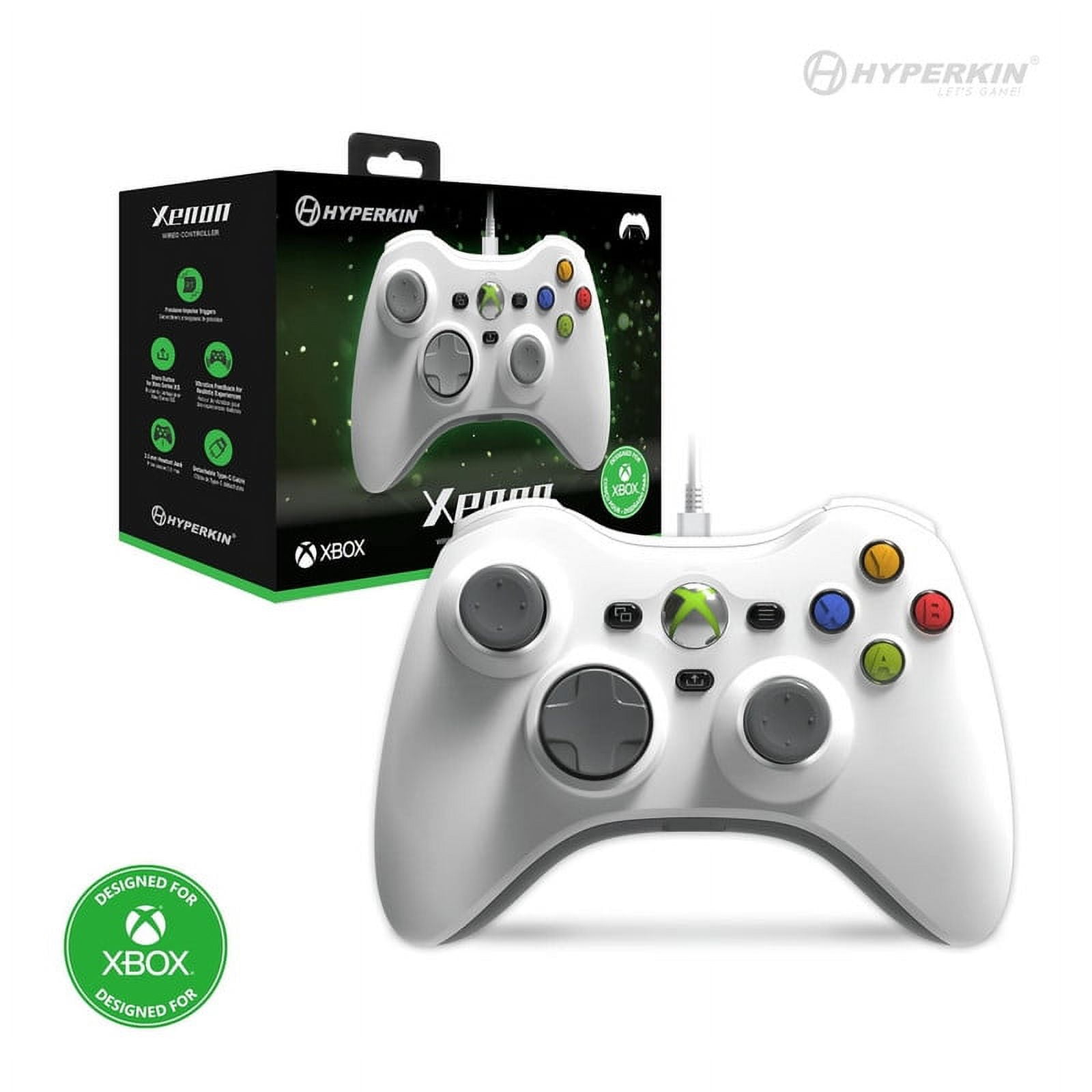 Hyperkin Xenon Wireed Controller for Xbox Series X|S, XBOX1, Windows 11 ...
