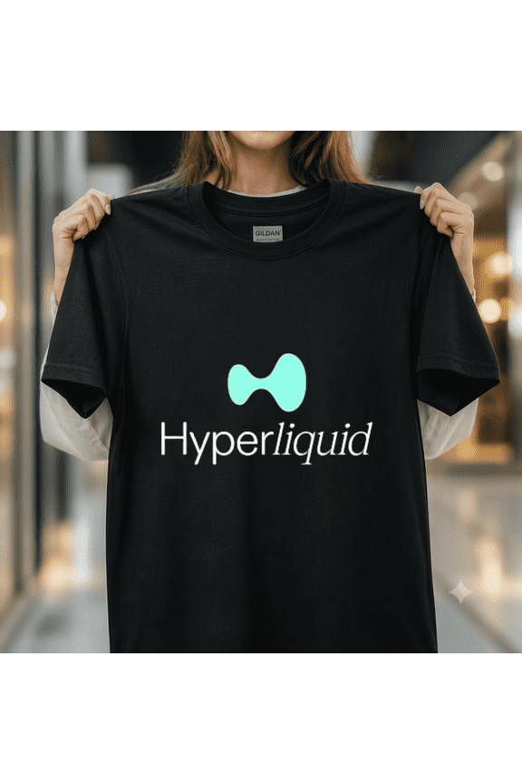 Hyperliquid Crypto Web3 Decentralized Finance Trader Investor Unisex T-Shirt, up to size 5XL