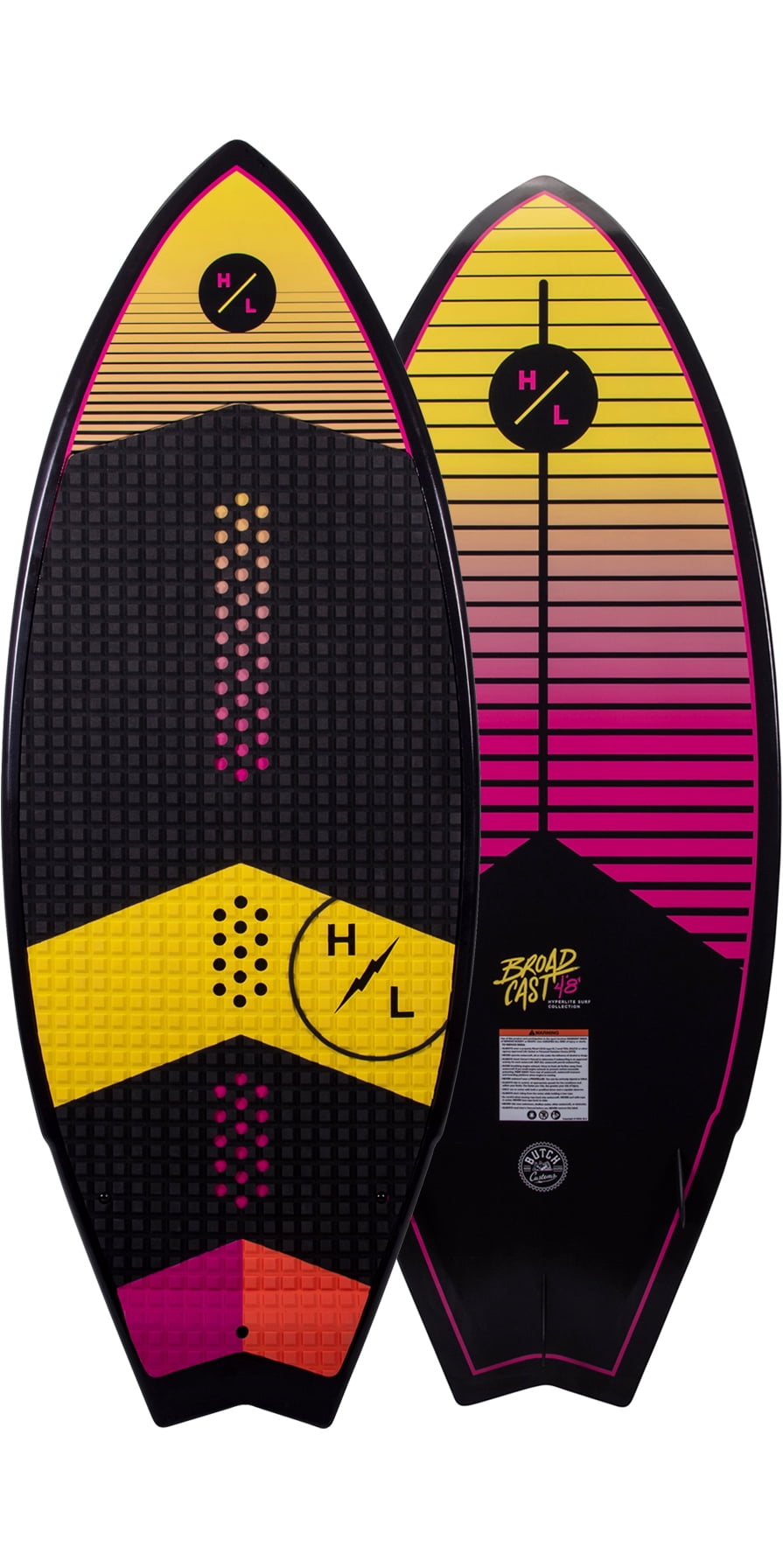 Hyperlite Surf Hyperlite Broadcast Limited Surf 2021 Black 4.8 - Walmart.com