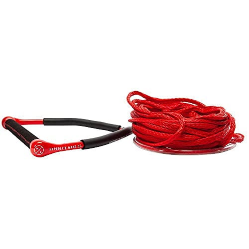 Hyperlite CG Wakeboard Handle W/Poly E Mainline Red 60Ft