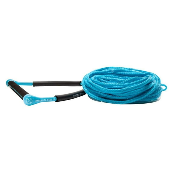 Hyperlite CG Wakeboard, Kneeboard, and Water Ski Handle w/ Fuse Line Rope, Blue