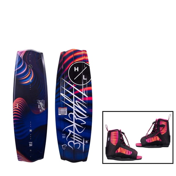Hyperlite Eden Jr Wakeboard Package w/ Jinx Bindings 2023