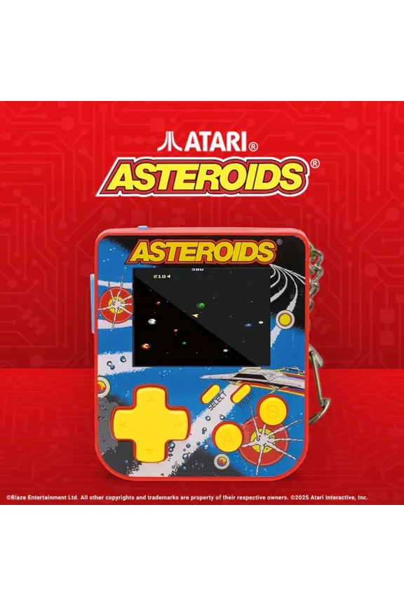 Hypermegatech Atari Asteroids Key Chain