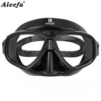 Hyperopia Diving Mask  2.0 to  5.0, Tempered Glass Lens, Anti-Fog Spray, Swimming Goggles with Nose Cover