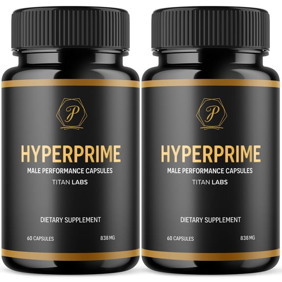 Hyperprime Advanced Formula Natural Supplement Pills for Max Strength Hyper Prime 120 Capsules