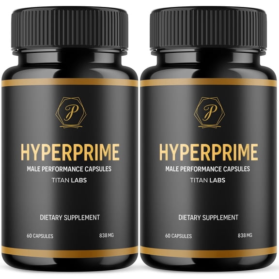 Hyperprime Advanced Formula Natural Supplement Pills for Max Strength Hyper Prime 120 Capsules