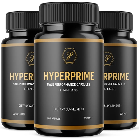 Hyperprime Advanced Formula Natural Supplement Pills for Max Strength Hyper Prime 180 Capsules