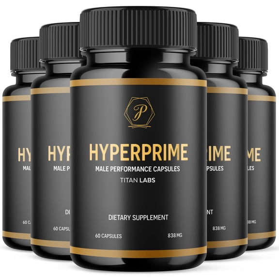 Hyperprime Advanced Formula Natural Supplement Pills for Max Strength Hyper Prime 300 Capsules