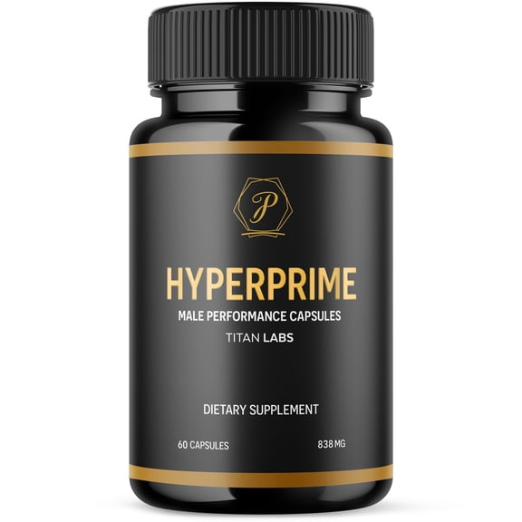 Hyperprime Advanced Formula Natural Supplement Pills for Max Strength Hyper Prime 60 Capsules