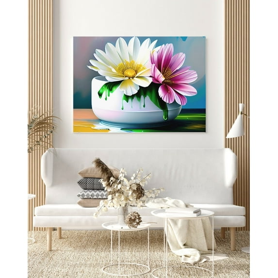 Hyperrealistic Petals - Canvas Wall Art