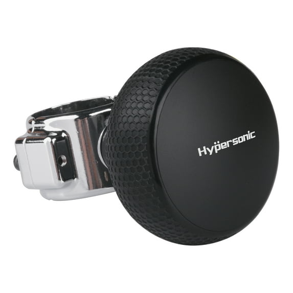 Hypersonic Smooth Rotation Steering Wheel Knob Spinner Automotive Accessories, Black