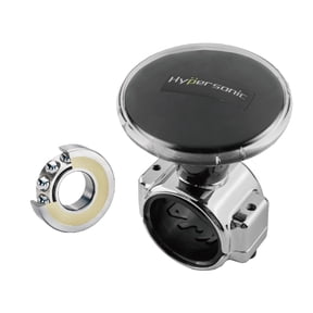 Hypersonic Steering Wheel Knob, Large Driving Knob Fits Thick Steering Wheels, Smooth Rotation Suicide Knob Spinner with Bearing Easy Turning