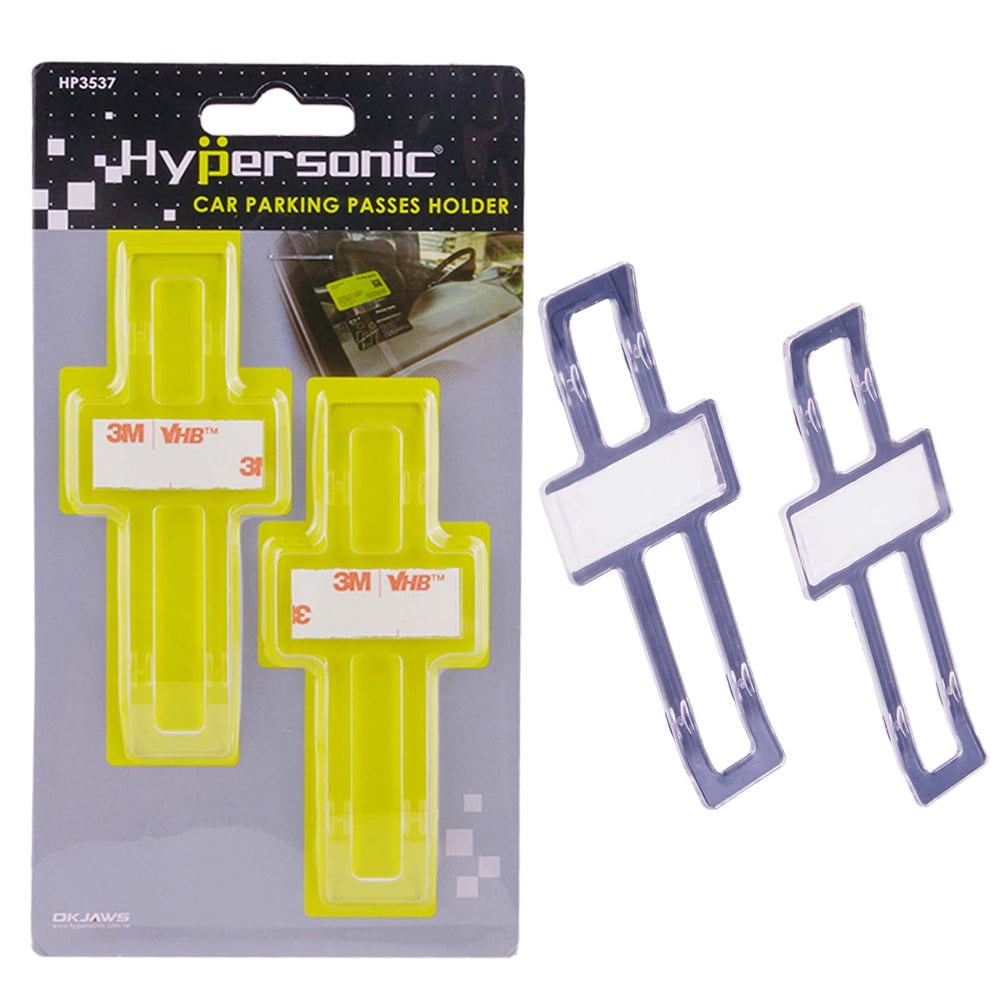 Hypersonic Windshield Sticker Holder Clip Easy Pass Holder for Car