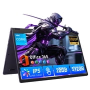 15.6" Touchscreen Gaming Laptop,Intel Core Processor up to 3.4 GHz,360  Foldable 2 in 1 NoteBook Computer,Windows 11 Pro,20GB RAM 512GB SSD,IPS Display