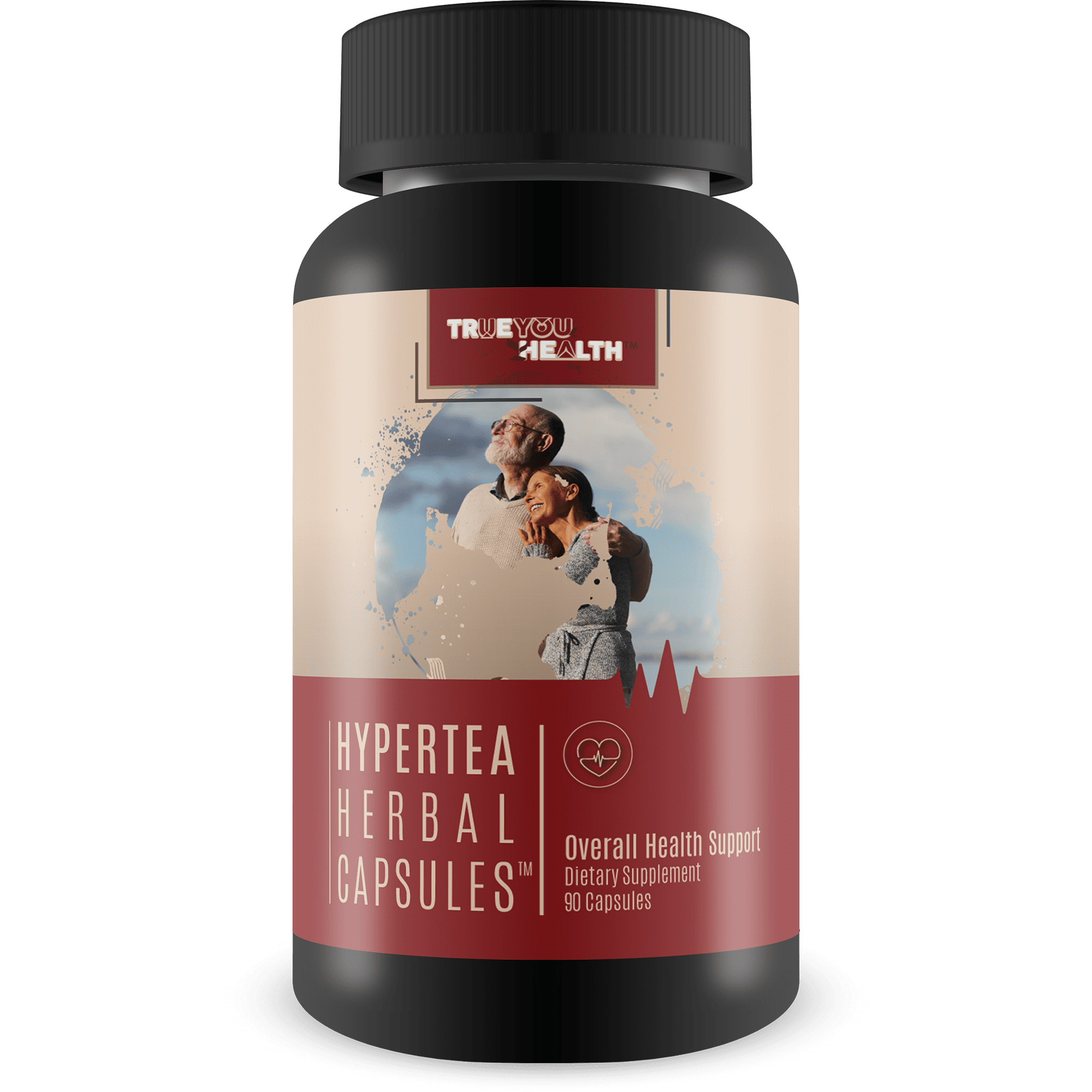 Hypertea Herbal Capsules - Overall Heath Support, Organ Support, & Immune Support - 20+ Herbs, Vitamins, & Minerals - Promote a Healthy Body & Body Functions - Use Daily to Aid Health & Wellness