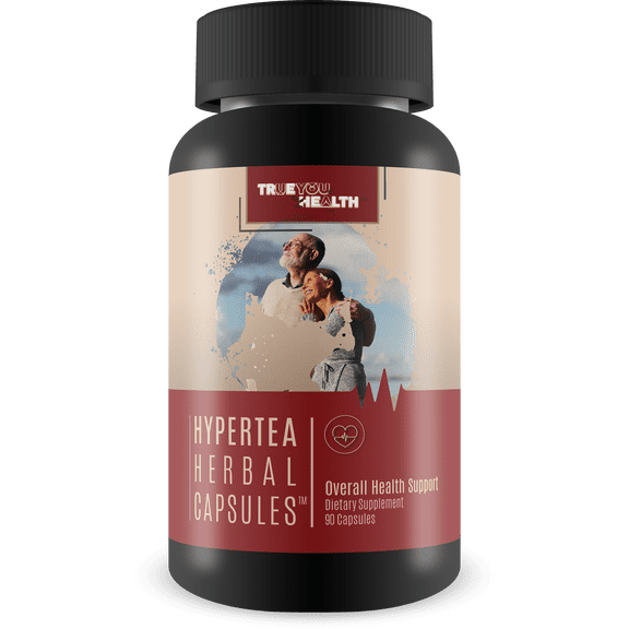 Hypertea Herbal Capsules - Overall Heath Support, Organ Support, & Immune Support - 20+ Herbs, Vitamins, & Minerals - Promote a Healthy Body & Body Functions - Use Daily to Aid Health & Wellness