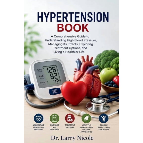 Hypertension Book: A Comprehensive Guide to Understanding High Blood Pressure, Managing Its Effects, Exploring Treatment, (Paperback)