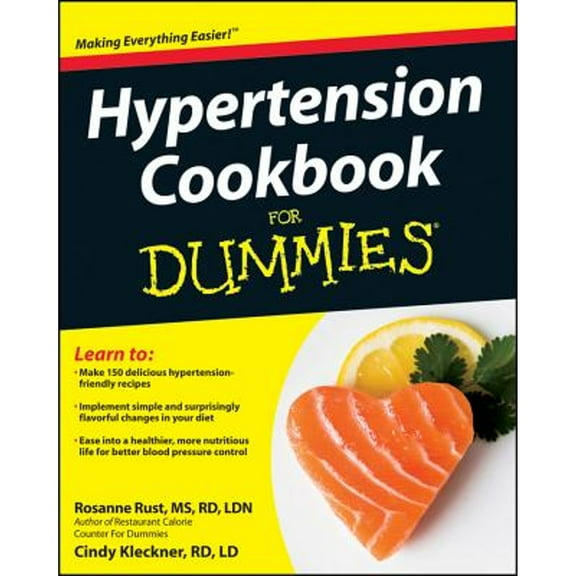 Pre-Owned Hypertension Cookbook For Dummies Paperback Rosanne Rust, Cynthia Kleckner
