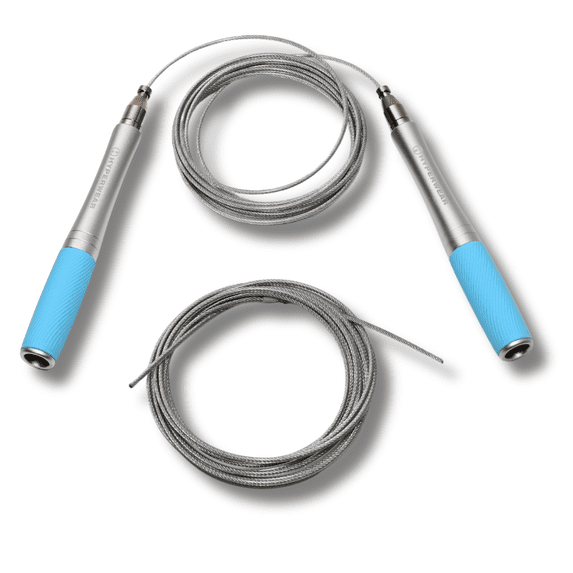 Hyperwear Adjustable Speed Jump Rope –– High-Performance Rope for Cardio, Agility, and Speed Training