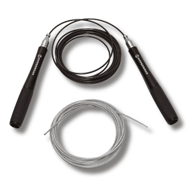 Hyperwear Adjustable Speed Jump Rope –– High-Performance Rope for Cardio, Agility, and Speed Training
