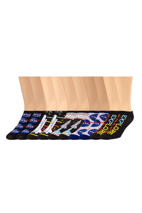 NASA Novelty Low-Cut Unisex Ankle Socks | 5 Pairs