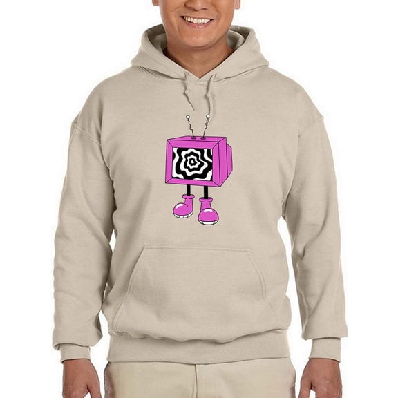 Hypnotic Toon Style Tv Hoodie Men - Men Hoodie, 2XL