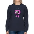 thumbnail image 1 of Hypnotic Toon Style Tv Sweatshirt Women -Image by Shutterstock, Female 5X-Large, 1 of 4