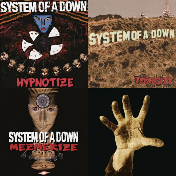 Hypnotize 140G Toxicity 140G Mezmerize 140G System Of A Down 140G LP Vinyl Bundle Walmart Business Supplies