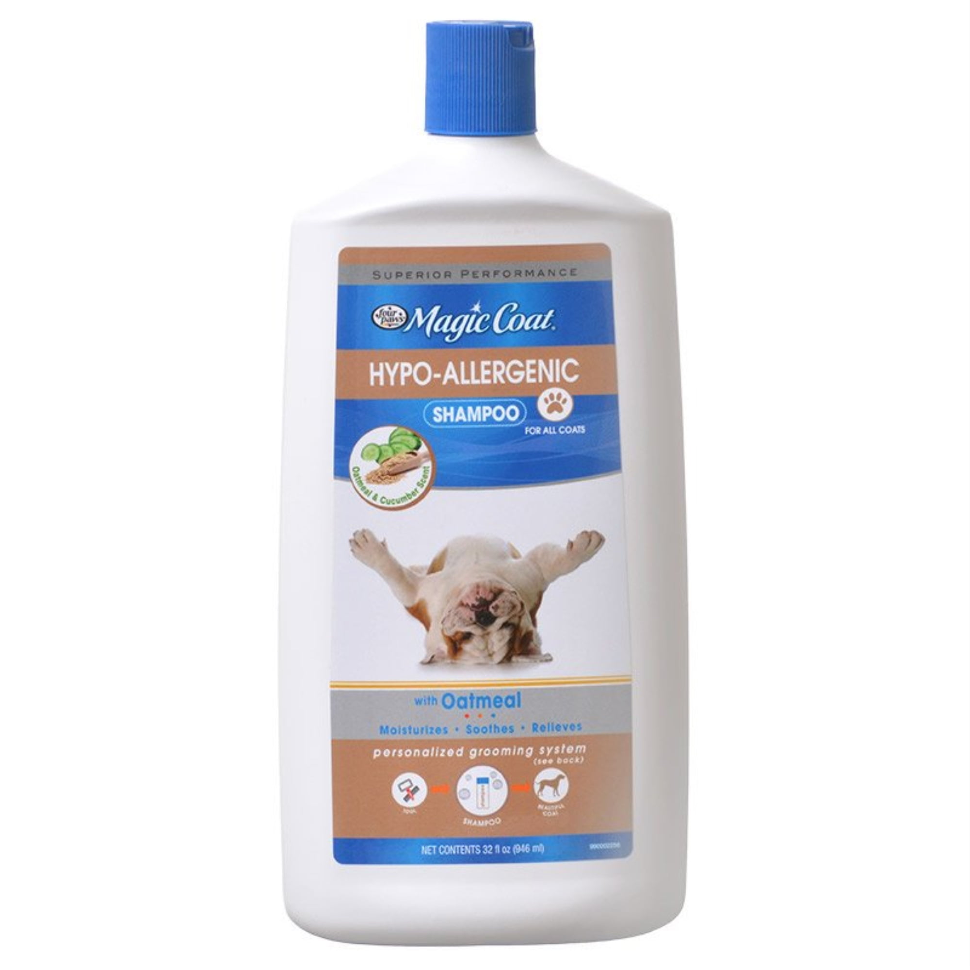 HypoAllergenic Oatmeal Dog Shampoo for Sensitive Skin
