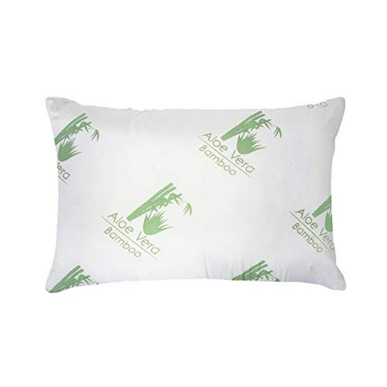 Hypoallergenic Aloe Vera Bamboo Memory Foam Pillow Cooling Firm Contour Comfort Walmart