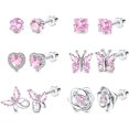 thumbnail image 1 of Hypoallergenic Birthstone Stud Earrings, 1 of 5