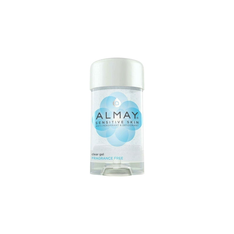 【3個セット】アルメイ　デオドラント　無香タイプ　無色透明　敏感肌用 Almay Hypoallergenic Clear Gel Deodorant for Sensitive Skin