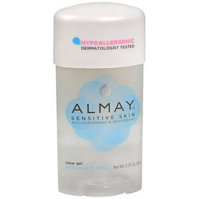 Hypoallergenic Clear Gel Fragrance Free Deodorant by Almay for Unisex
