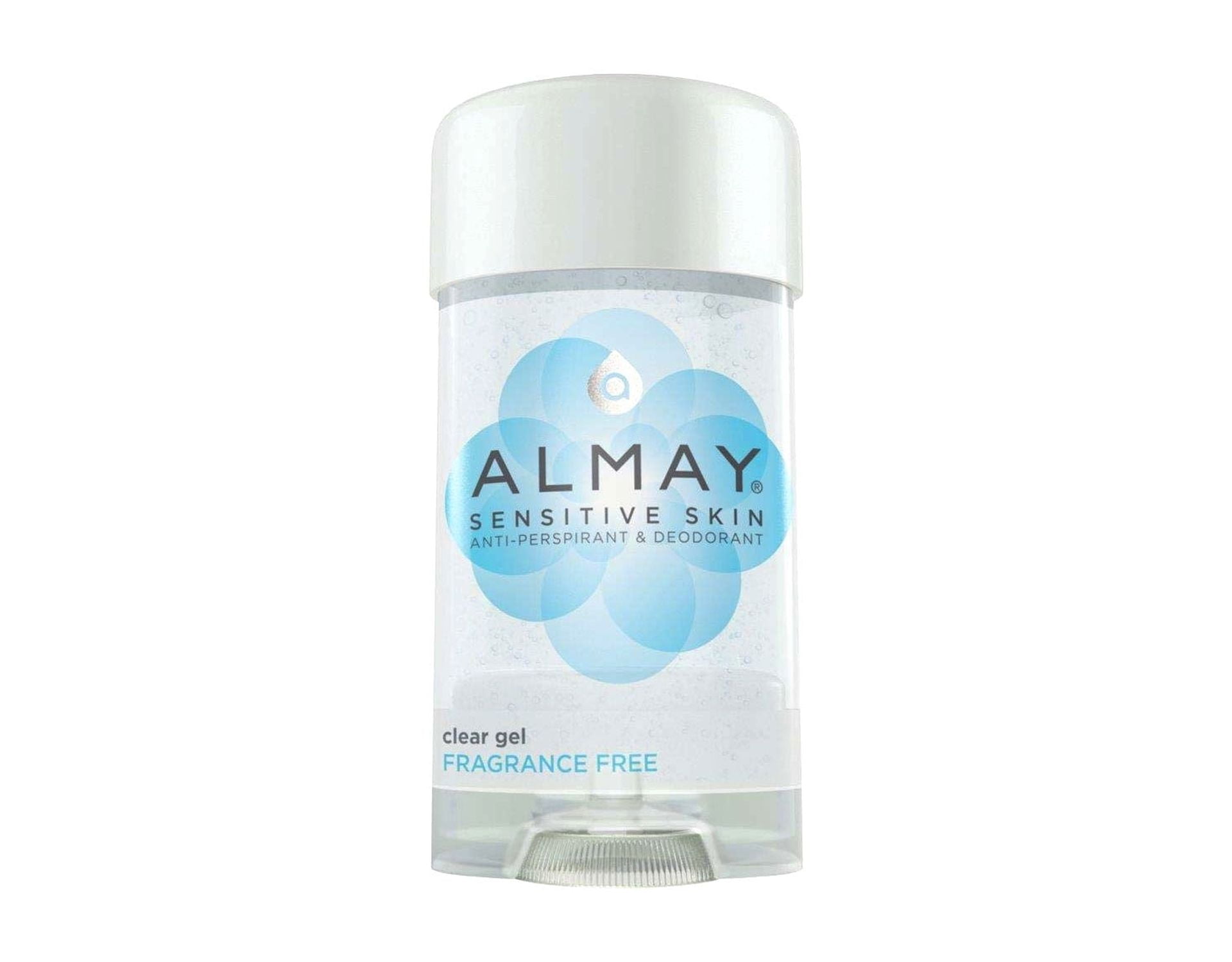 Hypoallergenic Clear Gel Fragrance Free Deodorant by Almay for Unisex - 2.25 oz Deodorant