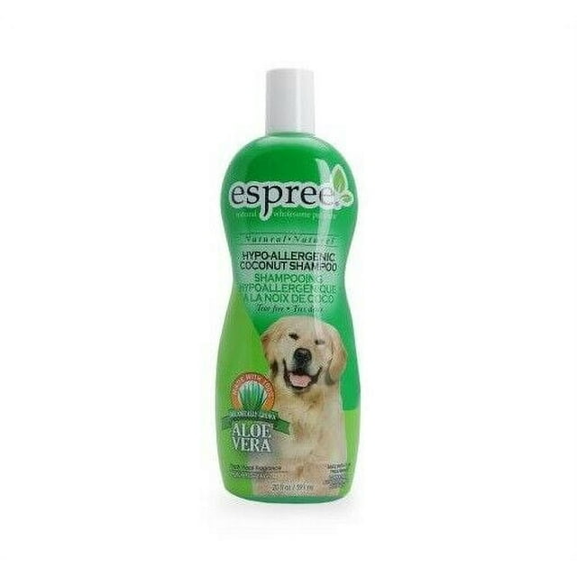 Hypoallergenic Dog Shampoo Tearless Sensitive Skin Aloe Coconut 12oz or