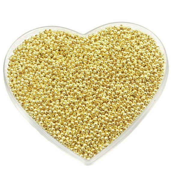 Hypoallergenic Spacer Bead 14K Yellow Gold Filled Beads Jewellery Making 100pcs Gold 3MM