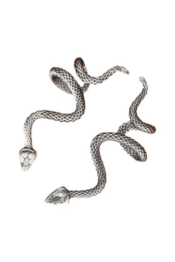 Hypoallergenically Snake Twist Earrings Alloy Construction Ear Accessories Jewelry Ideal for Sensitive Skin