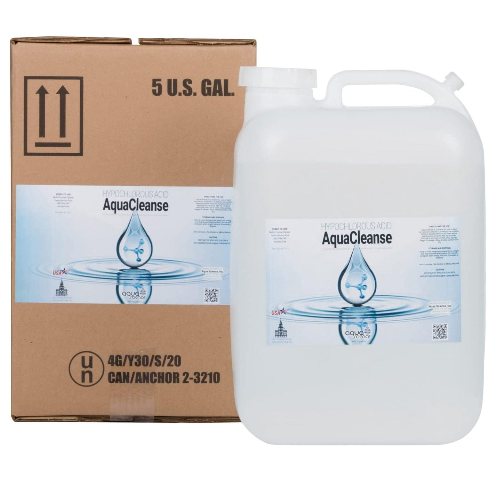 Hypochlorous Acid (5 Gallon Pail) For Cleaning (Dental & Medical ...