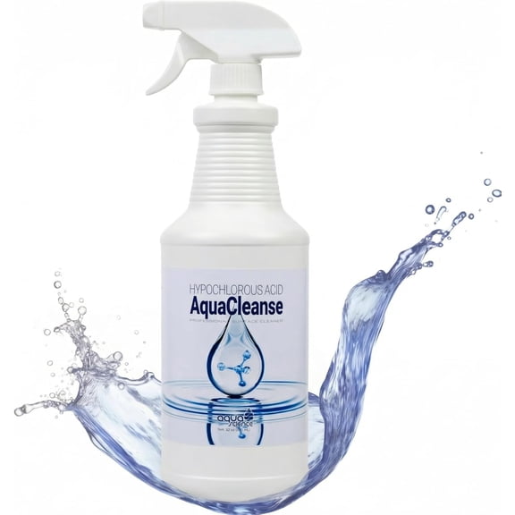 Hypochlorous Acid Spray - 32oz 500PPM All-Purpose Cleaner - 3x Stronger than Standard HOCL - Pet and Home Safe, Non-Toxic Surface Cleaner and Deodorizer - No Harsh Chemicals, Ready to Use | Made in U