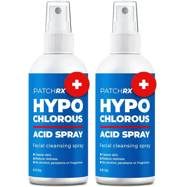 Hypochlorous Acid Spray (8oz, 2 packs), HOCL Facial Cleanser Acne Spray ...