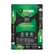 Hyponex by Scotts Black Mulch, for Landscapes and Gardens, 1.5 cu. ft.