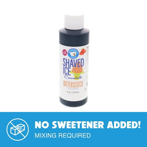 Hypothermias Butterscotch Snow Cone Unsweetened Flavor Concentrate 4 fl. oz.