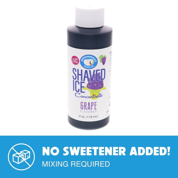 Hypothermias Grape Shaved Ice and Snow Cone Flavor Concentrate Unsweetened 4 Fl. Oz