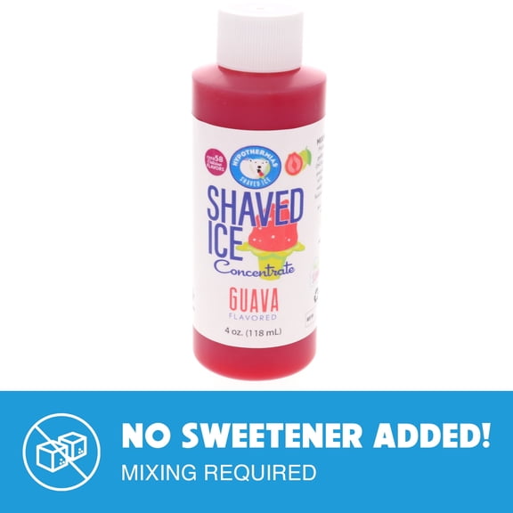 Hypothermias Guava Shaved Ice and Snow Cone Flavor Concentrate Unsweetened 4 Fl. Oz.